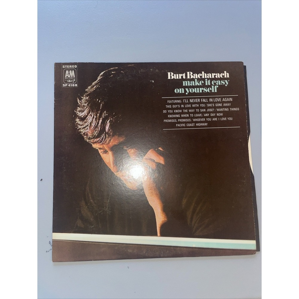 Burt Bacharach Make It Easy On Yourself Vinyl LP A&M Records SP 4188 Stereo 1969